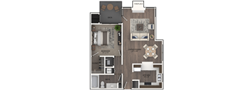 Aspen 1 Bedroom