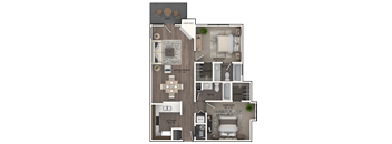 Hawthorn 2 Bedroom