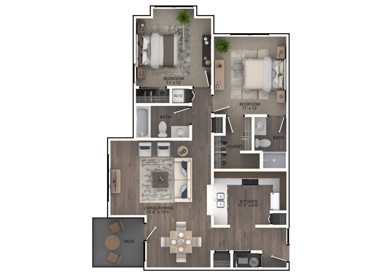 Linden 2 Bedroom