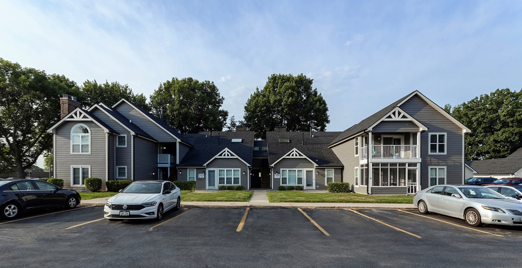 exterior apartments with convenient parking