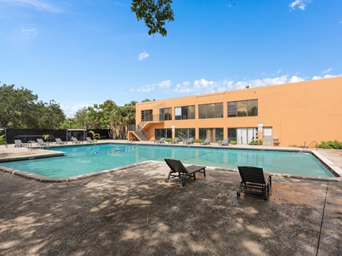 the swimming pool at our apartments at Cypress Grove, Lauderhill