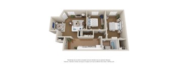 Two Bedroom One Bathroom