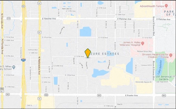 Area Map  at Oak Chase I, Tampa, 33612