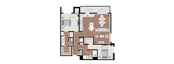 the floor plan of residence villa carlotta