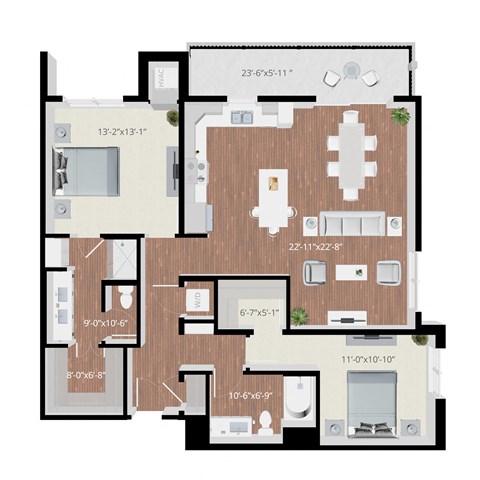 the floor plan of residence villa carlotta