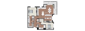 a floor plan of a house with a mix of old and new flooring