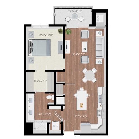 the floor plan of Harris