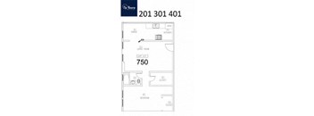 the floor plan of the apartment