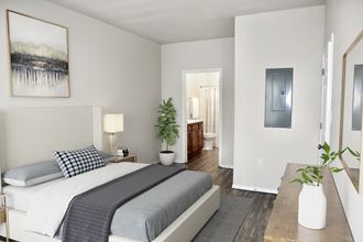 Bedroom in a Cresta North Valley apartment in Albuquerque, NM