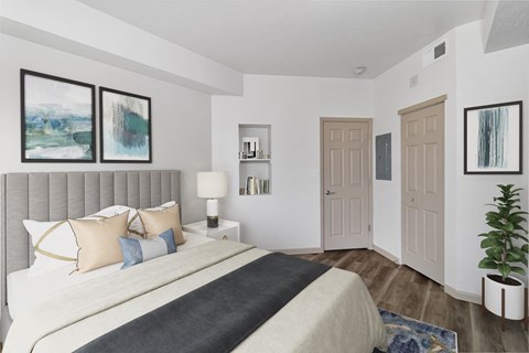 Peppermill Lofts bedroom