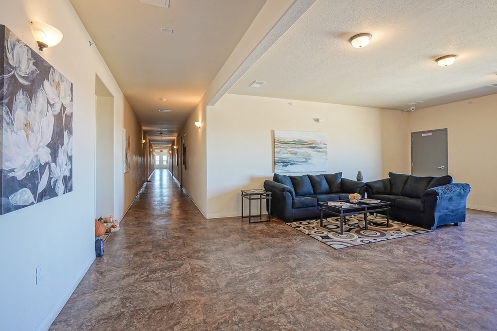 Cresta North Valley Apartments in Albuquerque, NM Interior lobby area at Cresta North Valley Apartments in Albuquerque, NM
