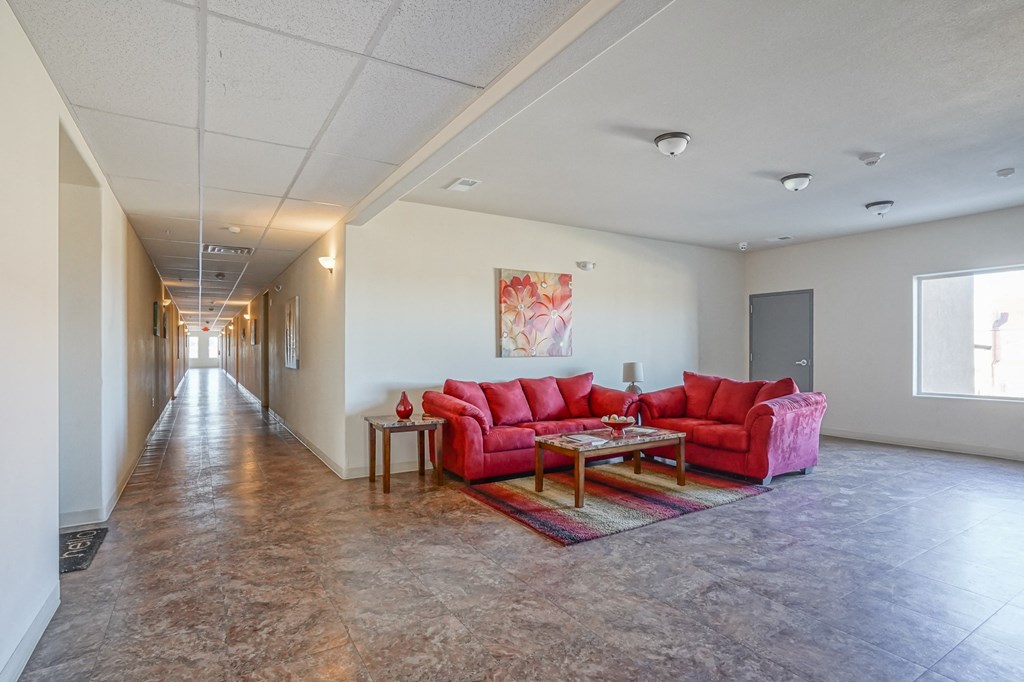 Cresta North Valley Apartments in Albuquerque, NM Interior lobby area at Cresta North Valley Apartments in Albuquerque, NM