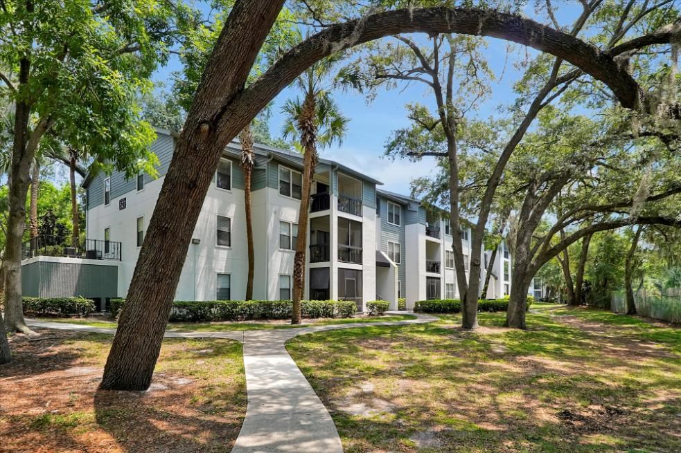 the building where the apartment is located