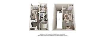 Carimar with Loft_1165 - 1190 sq ft