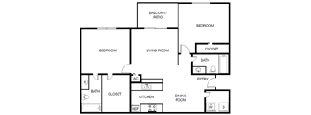 Two Bedroom Two Bath