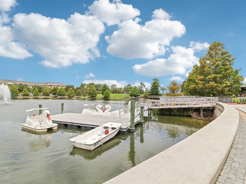 oviedo on the park pedal boats