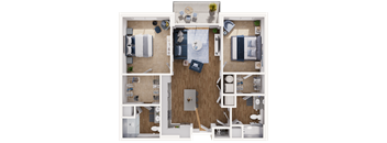 Melbourn Floor Plan at Hamilton at Eagleview, Exton, 19341