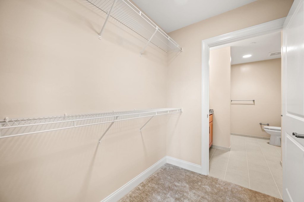 Spacious closet at Meridian Eagleview
