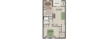 a floor plan of a home