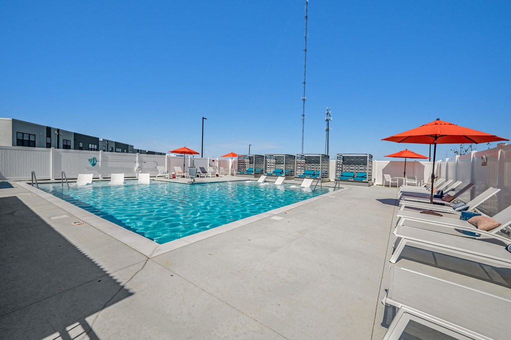 the swimming pool  at Signature at West Pryor, Missouri