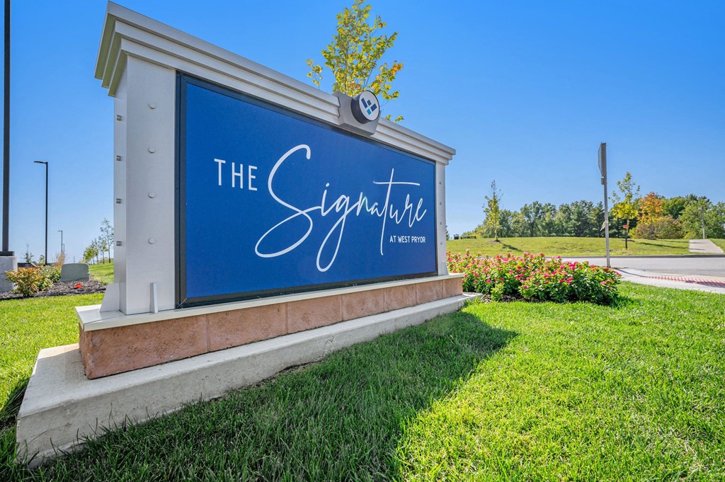 the sign at Signature  at Signature at West Pryor, Missouri, 64081