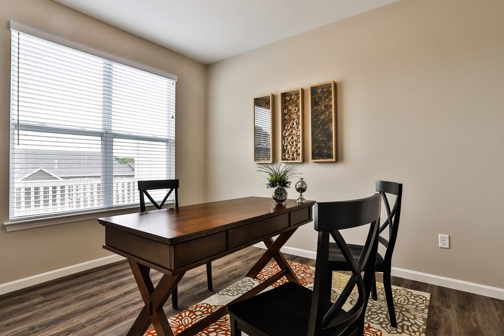 Bedroom Staged as Office