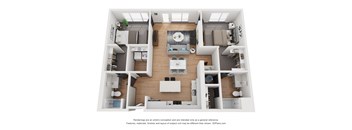 B5 Floor Plan at 2200 LaSalle, St Louis