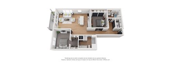 B7 Floor Plan at 2200 LaSalle, Missouri, 63104