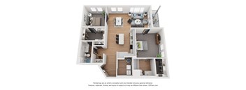 B8 Floor Plan at 2200 LaSalle, St Louis, MO, 63104