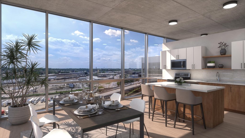 Large Windows  at One Foundry Way, St. Louis, Missouri