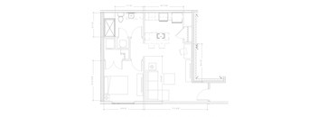 A16 Floor Plan at Expo at Forest Park, St. Louis, MO