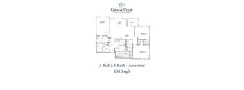 3 bed 2.5 bath A at GrandView Flats and Townhomes, Indiana, 46530