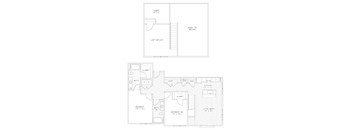 B4L-Combined Floor Plan at Piazza on West Pine, Saint Louis