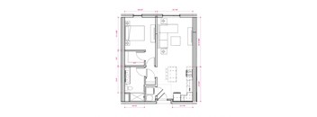 Barcelona II - South A3a Floor Plan at Expo at Forest Park, St. Louis, Missouri