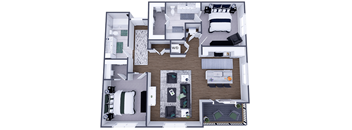 2 bed 2 bath at The Elle on Lockwood Apartments, Webster Groves, MO