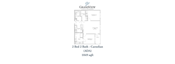 2 bed 2 bath K at GrandView Flats and Townhomes, Indiana