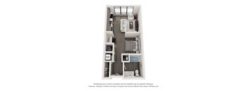 A1 Floor Plan at Chapter at the Streets of St Charles, Saint Charles, MO, 63303
