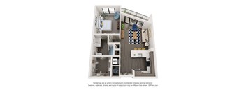 A3_Alt 2 Floor Plan at Chapter at the Streets of St Charles, Saint Charles, Missouri