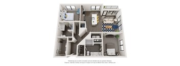 B2 Floor Plan at Chapter at the Streets of St Charles, Saint Charles, MO, 63303