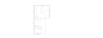 Chicago I - A4 Studio Floor Plan at Expo at Forest Park, St. Louis, Missouri