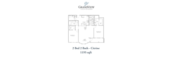 2 bedroom 2 bath D at GrandView Flats and Townhomes, Granger, Indiana