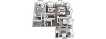 Park York Floor Plan at Clayton On The Park, Clayton, 63105