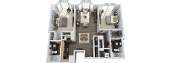 Parkside Floor Plan at Clayton On The Park, Clayton