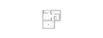 2  Bed   2  Bath   1,211 Sq. Ft. Dubai Mezzanine Floor Plan at Expo at Forest Park, St. Louis
