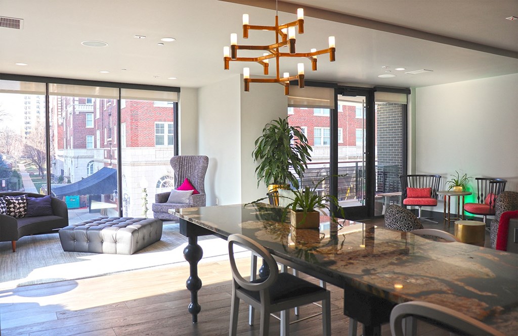 Relaxing Clubhouse at The Euclid, St Louis, MO, Missouri