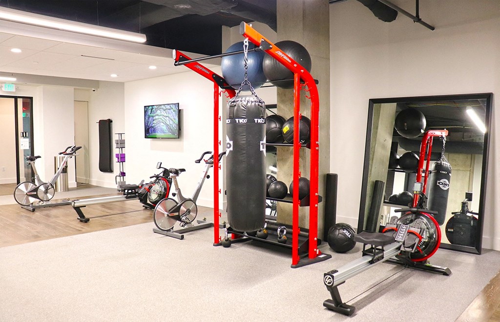 High-Tech Fitness Center at The Euclid, Missouri