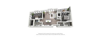 Lake 2 bed 2 bath A at The Euclid, Missouri, 63108