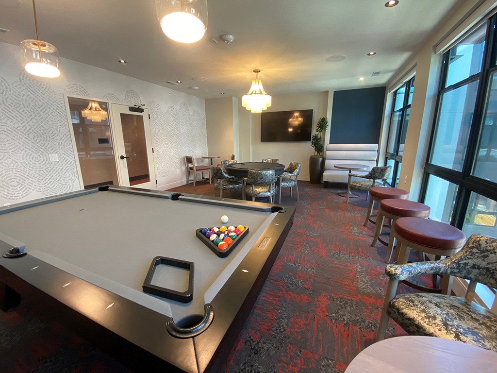 Game Room at Wildhorse Apartments, Chesterfield, Missouri