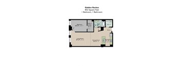 Golden Rocket Floor Plan at Park Pacific, Missouri, 63103