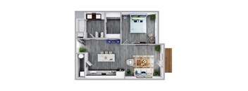 Unit A2 at Heartland View Apartments, Missouri, 63385